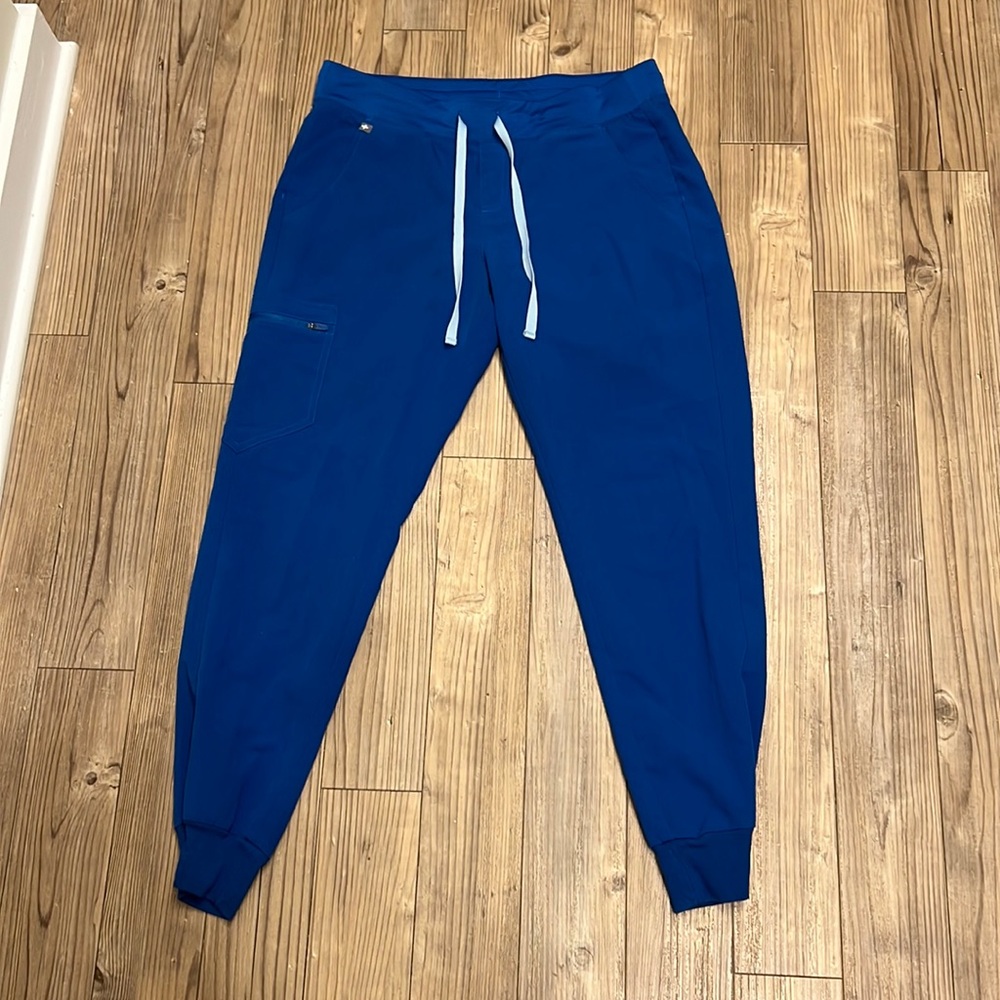 Figs Zamora Jogger Scrub Pants royal blue size medium